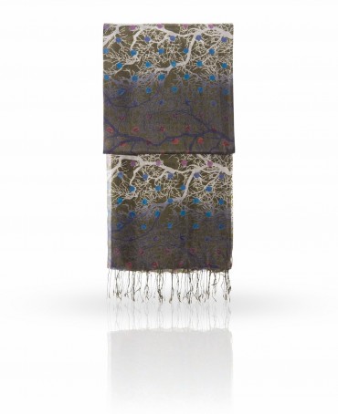 Палантин Женский S-TREE.DOTS/OLIVE